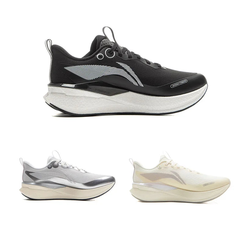 Li-Ning Women RED HARE 8 PRO Racing Running Shoes BOOM Cushion LN DWR Water Repellent Breathable LiNing Training Sneaker ARPV016