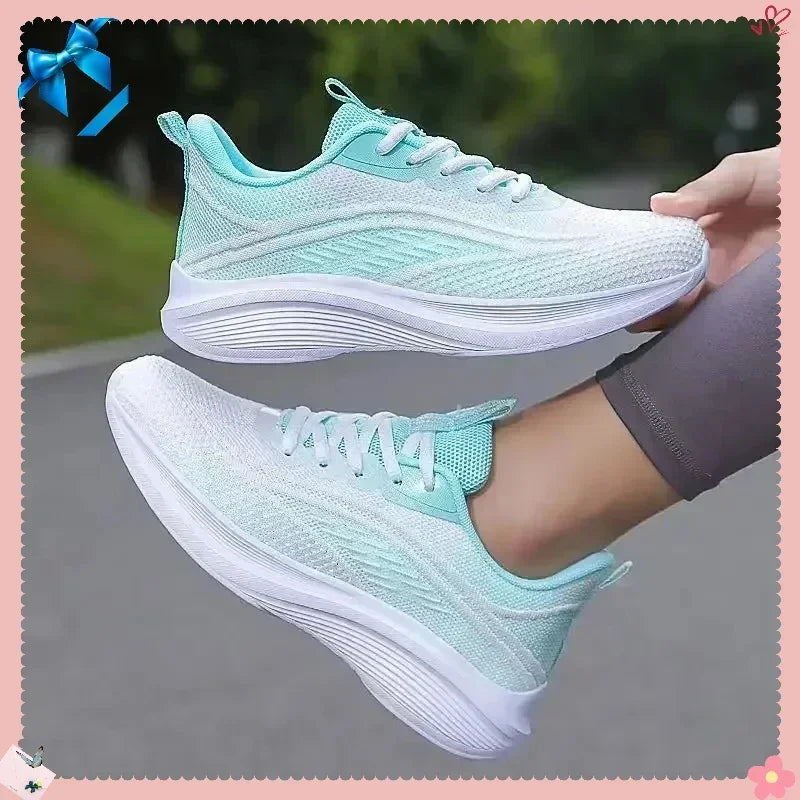 New 2025 Casual Running Shoes for Women - Anti - Slip  Mesh Breathable  Fashionable for Summer Hiking & Tennis Couple Option